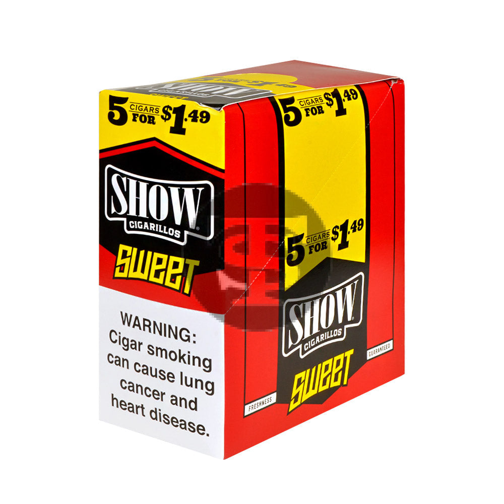 Show Cigarillos Sweet 15 Pouches of 5 Pre-Priced $1.49