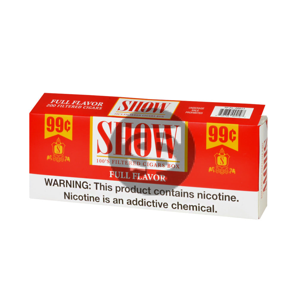 Show Full Flavor 99c Filtered Cigars 10 Packs of 20 2