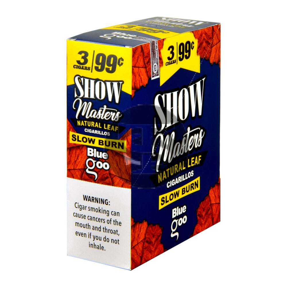 master tobacco chino hills Show Master Natural Leaf Cigarillos Blue Goo | 99 Cent Pre Priced