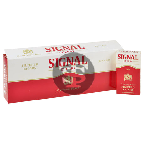 Signal Cherry Filtered Cigars 10 Packs of 20 1