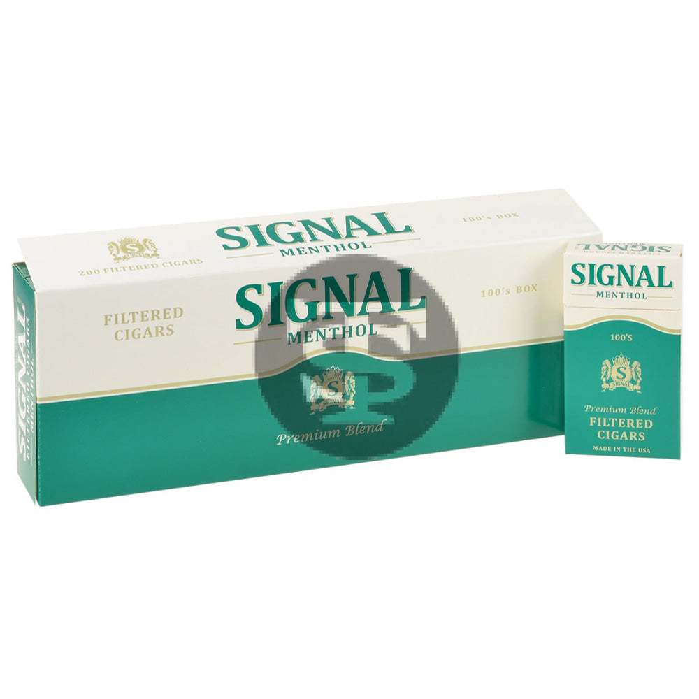 Signal Menthol Filtered Cigars 10 Packs of 20 3