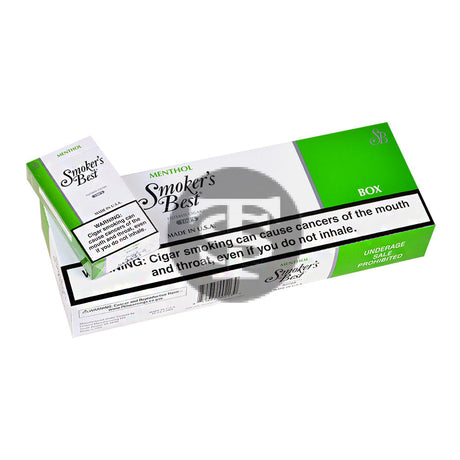 Smoker’s Best Menthol Filtered Cigars 10 Packs of 20