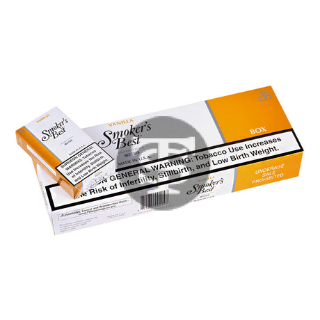 Smoker’s Best Vanilla Filtered Cigars 10 Packs of 20