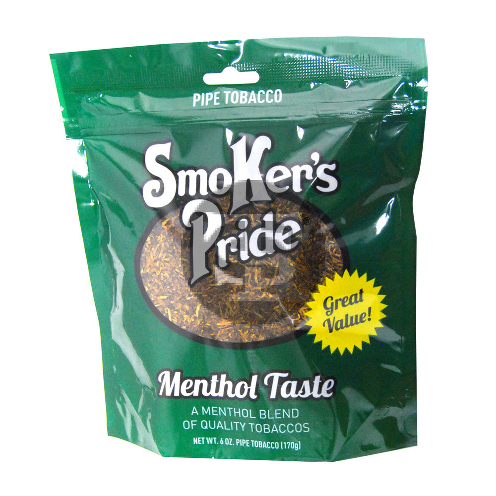 Smoker's Pride Menthol Taste Pipe Tobacco 6 oz. Bag 1