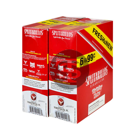Splitarillos Cigarillos 6 For 99 Cent 15 Pouches of 6 Birthday Kake 2