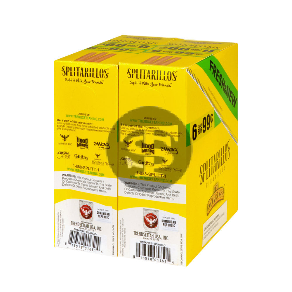 Splitarillos Cigarillos 6 For 99 Cent 15 Pouches of 6 TSI Expres 2