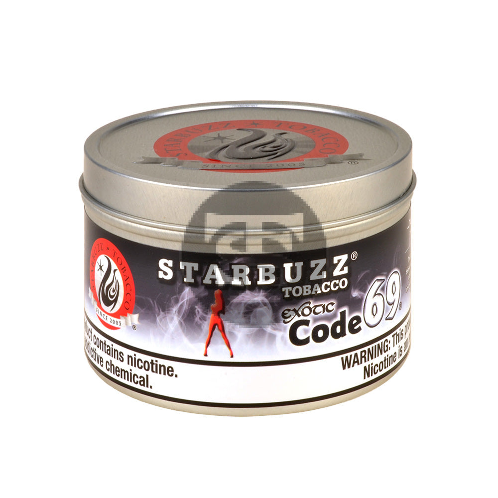 StarBuzz Exotic Code 69 Hookah Shisha 100g – Tobacco Stock