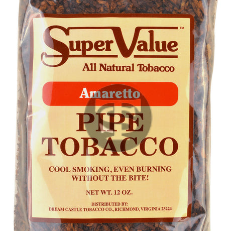 Super Value Pipe Tobacco Amaretto 12 oz. Bag