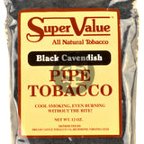 Super Value Pipe Tobacco Black Cavendish 12 oz. Bag