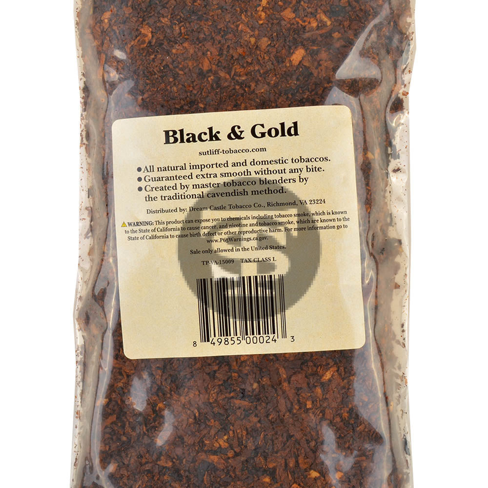 Super Value Pipe Tobacco Black & Gold 12 oz. Bag 2