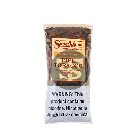 Super Value Pipe Tobacco Mellow Blend 12 oz. Bag 1