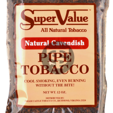 Super Value Pipe Tobacco Natural Cavendish 12 oz. Bag