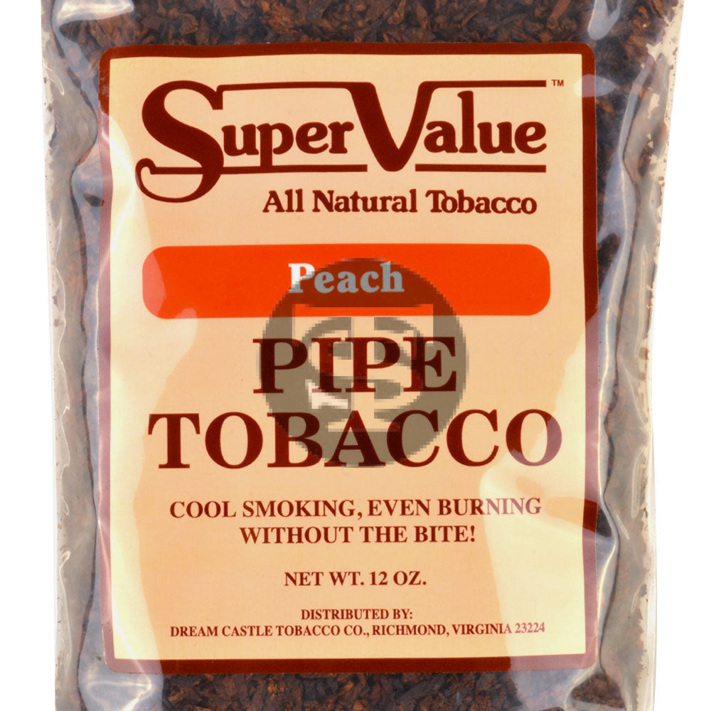 Super Value Pipe Tobacco Peach 12 oz. Bag