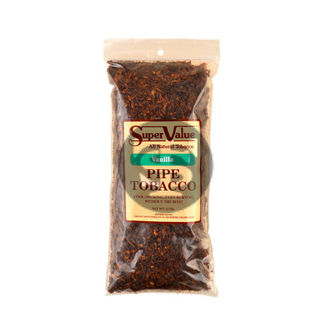 Super Value Pipe Tobacco Vanilla 12 oz. Bag 1