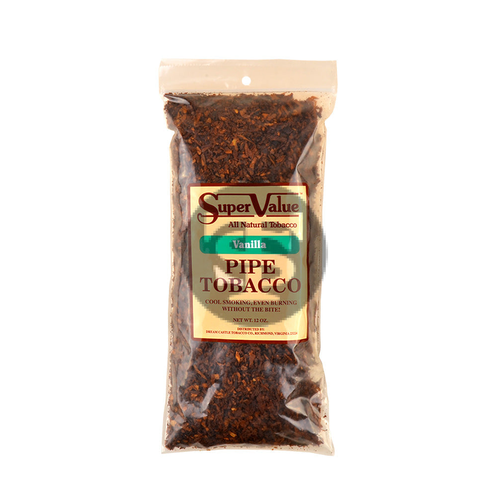 Super Value Pipe Tobacco Vanilla 12 oz. Bag 1