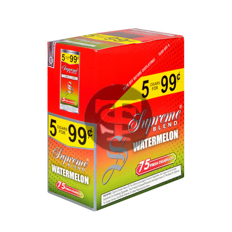 Supreme Blend Cigarillos 5 for 99 Cents Watermelon 15 Packs of 5 1