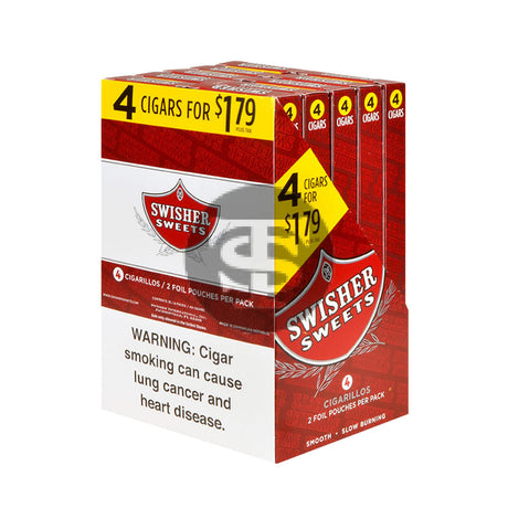 Swisher Sweets 4 Cigars Pre Priced $1.79 Regular