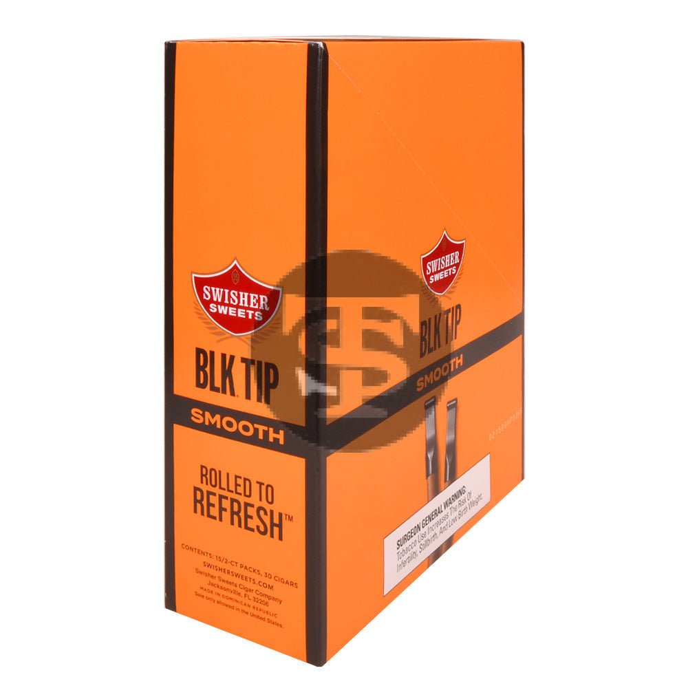 Swisher Sweets BLK Tip Cigarillos 2 for $1.69 Smooth 15 pouches of 2