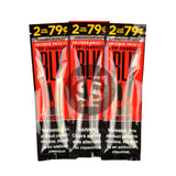 Swisher Sweets BLK Tip Cigarillos Pre Priced 2 For 79c 15 pouches of 2 Cherry 3