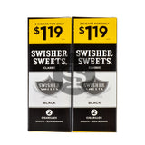 Swisher Sweets Cigarillos $1.19 Pre Priced 30 Packs of 2 Cigars Black