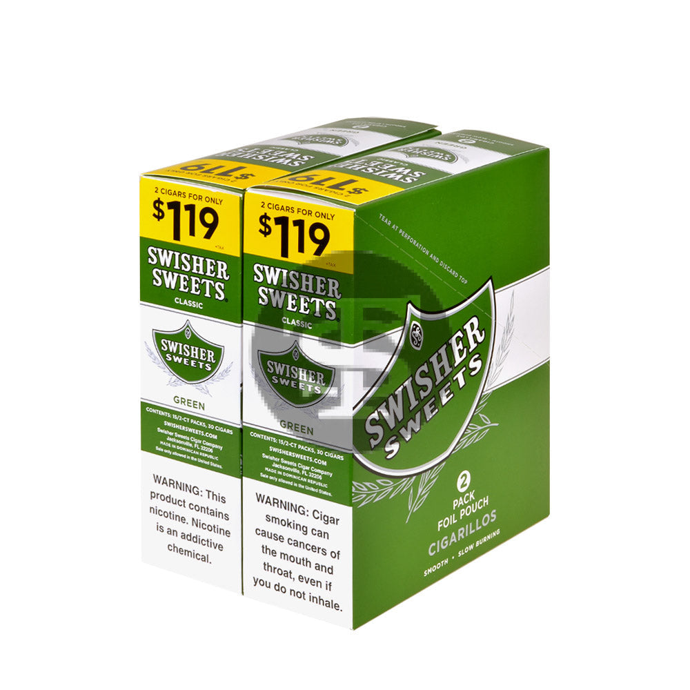 Swisher Sweets クラシック　新品一箱 Swisher Sweets Regular Cigarillos | Pre-priced $1.49 | 30 Packs of