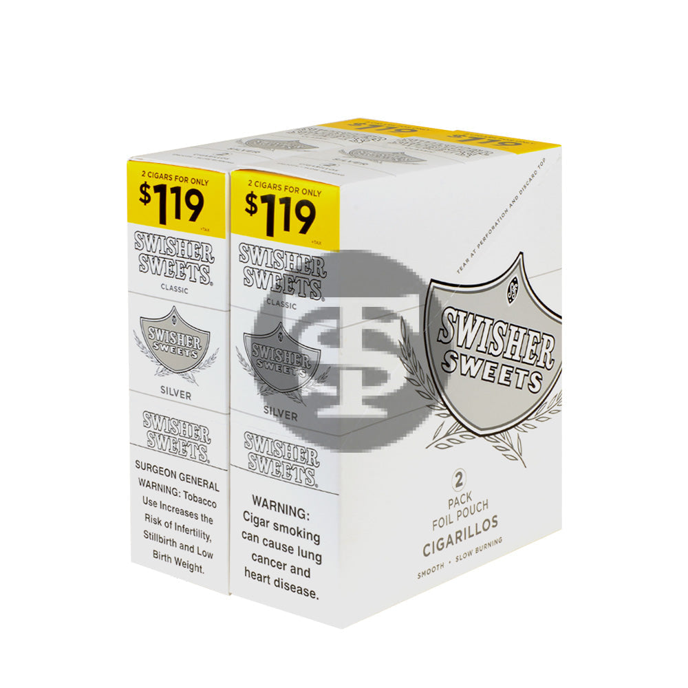 Swisher Sweets Silver Cigarillos | 2 for 1.19 | TobaccoStock.com