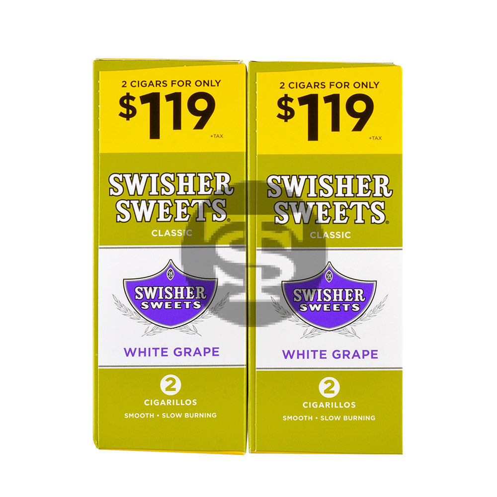 Swisher Sweets White Grape Cigarillos | 2 for 1.19 | TobaccoStock
