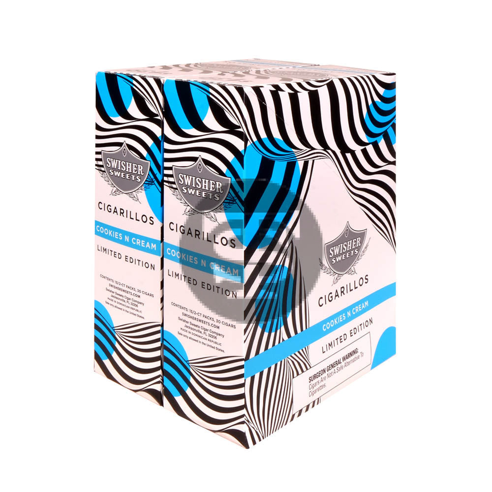 Swisher Sweets Cigarillos $1.39 Pre Priced 30 Packs of 2 Cigars Cookies N Cream