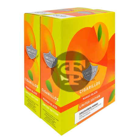 Swisher Sweets Cigarillos $1.39 Pre Priced 30 Packs of 2 Cigars Mango Blaze