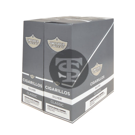 Swisher Sweets Cigarillos $1.39 Pre Priced 30 Packs of 2 Cigars Silver