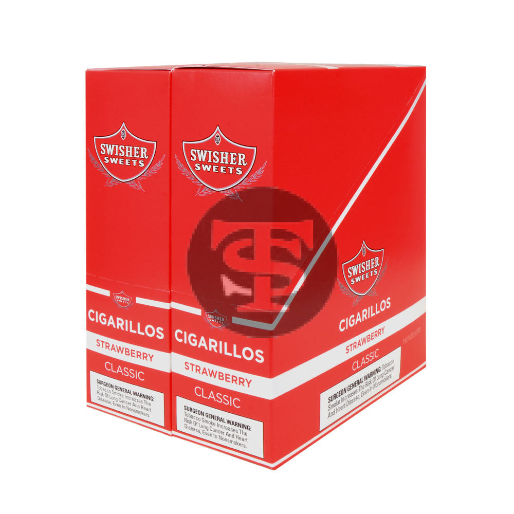 Swisher Sweets Cigarillos $1.39 Pre Priced 30 Packs of 2 Cigars Strawberry
