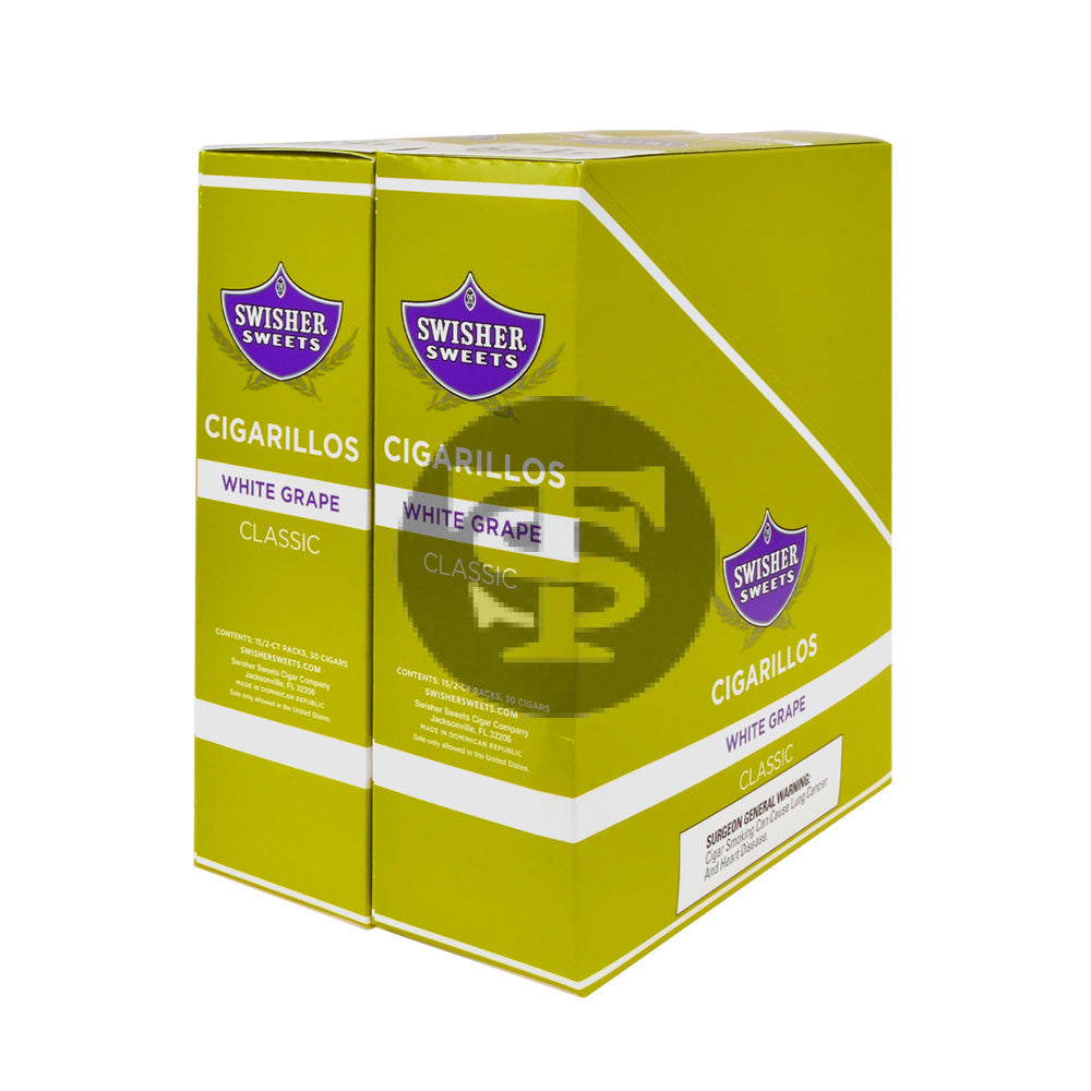 Swisher Sweets White Grape Cigarillos | 2 for 1.39 | 30 Packs