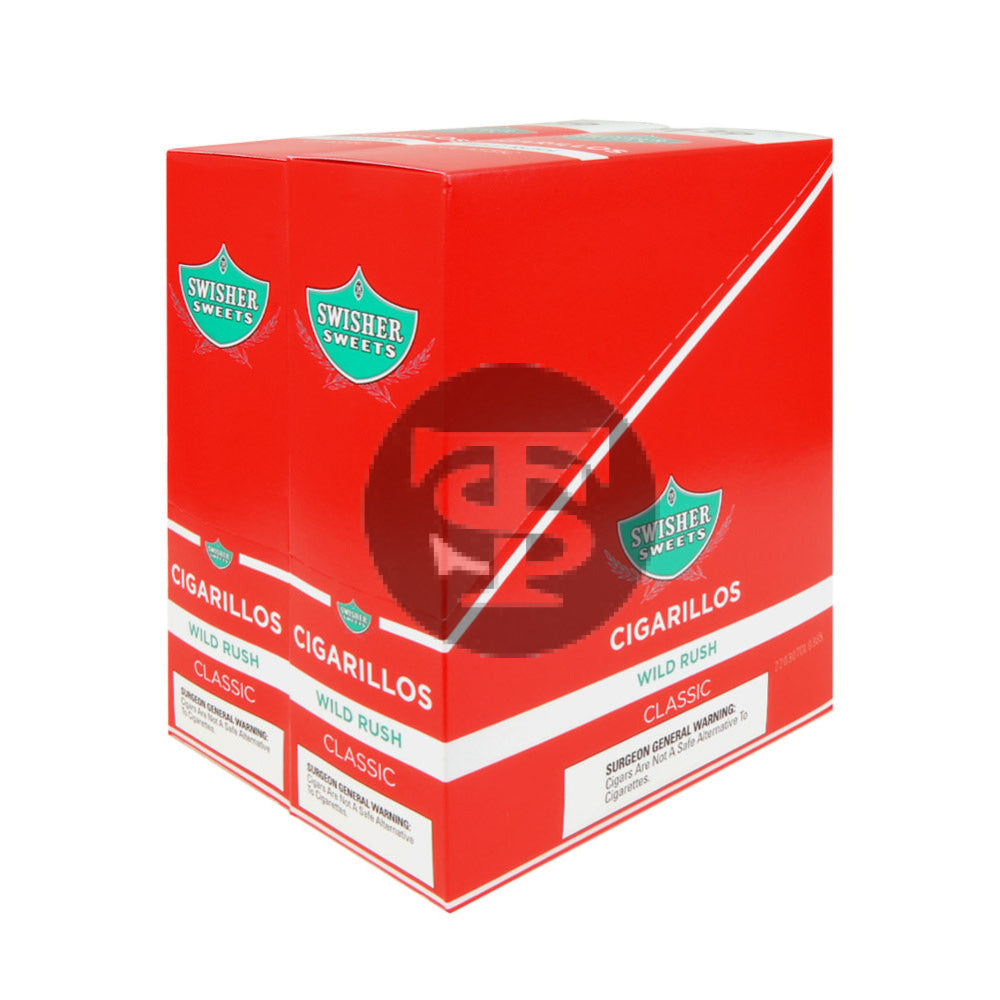 Swisher Sweets Cigarillos $1.39 Pre Priced 30 Packs of 2 Cigars Wild Rush