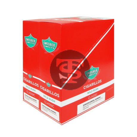 Swisher Sweets Cigarillos $1.39 Pre Priced 30 Packs of 2 Cigars Wild Rush