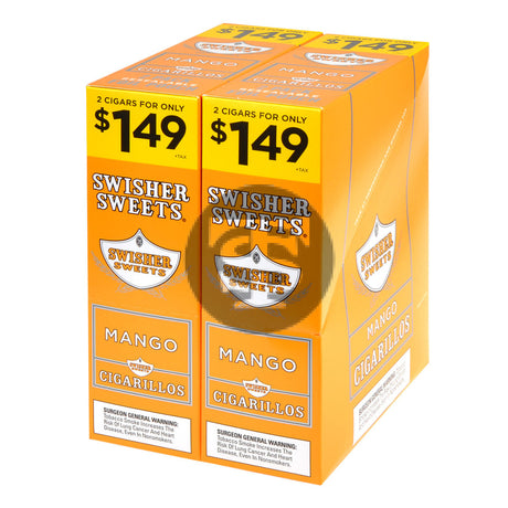 Swisher Sweets Cigarillos 1.49 Pre Priced 30 Pouches of 2 Mango 1
