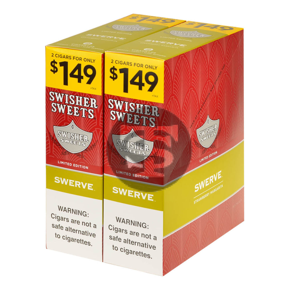 Swisher Sweets Cigarillos 1.49 Pre Priced 30 Pouches of 2 Swerve 1
