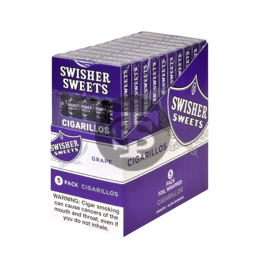Swisher Sweets Cigarillos 10 Packs of 5 Grape – Tobacco Stock