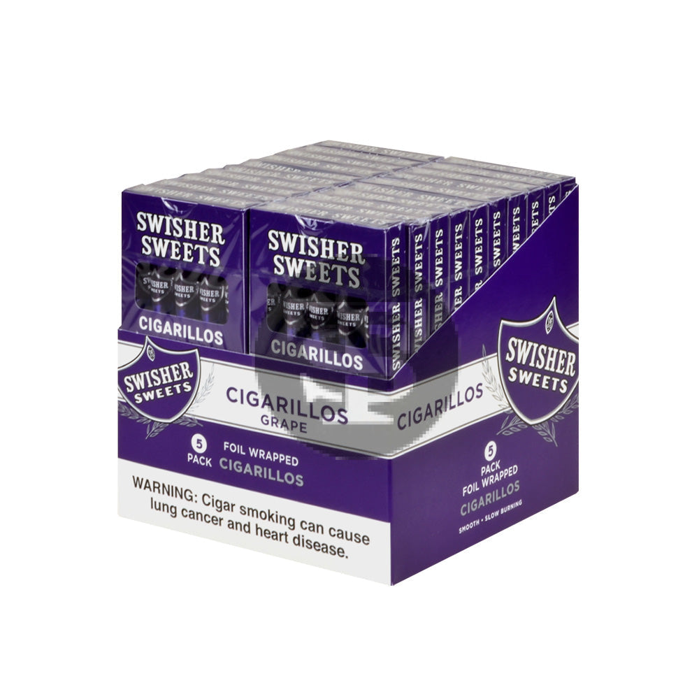 Swisher Sweets グレープ Swisher Sweets Grape Cigarillos | 20 Packs of 5 cigars