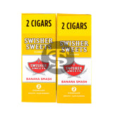 Swisher Sweets Cigarillos 30 Packs of 2 Cigars Banana Smash