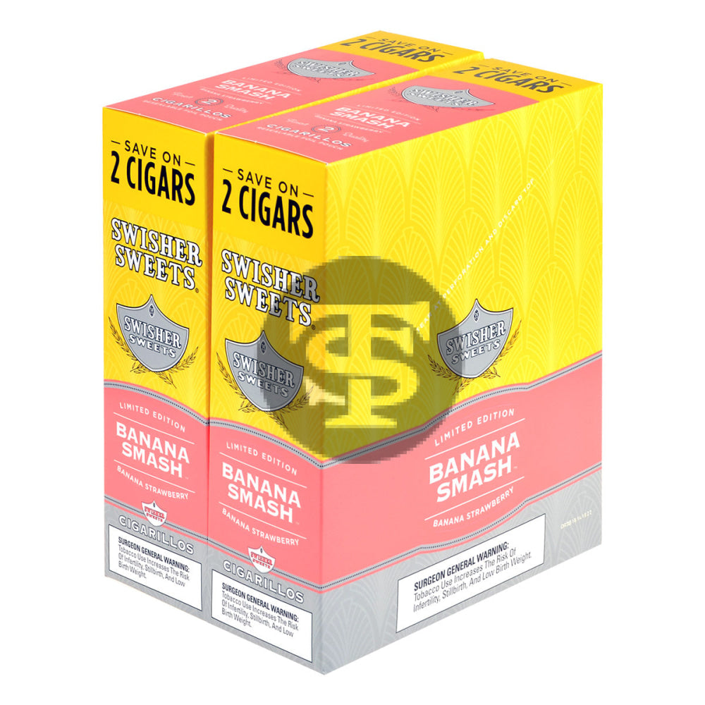 Swisher Sweets Cigarillos 30 Packs of 2 Cigars Banana Smash 1