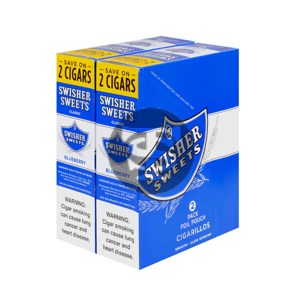 Swisher Sweets Cigarillos 30 Packs of 2 Cigars Blueberry 2