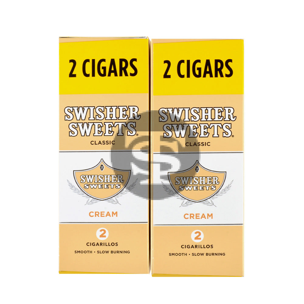 Swisher Sweets Cigarillos 30 Packs of 2 Cigars Cream