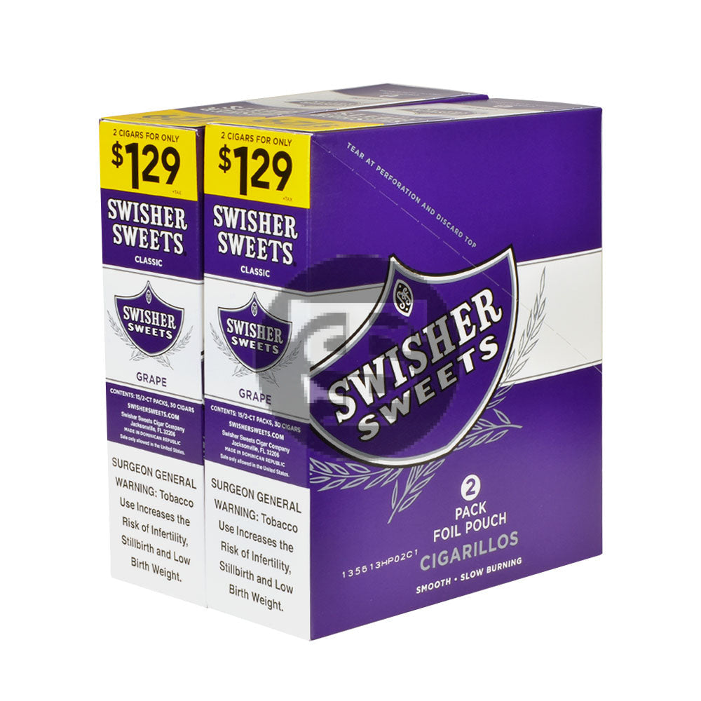 Swisher Sweets グレープ Swisher Sweets Grape Cigarillos | Swisher Cigarillos | Mom's Cigars