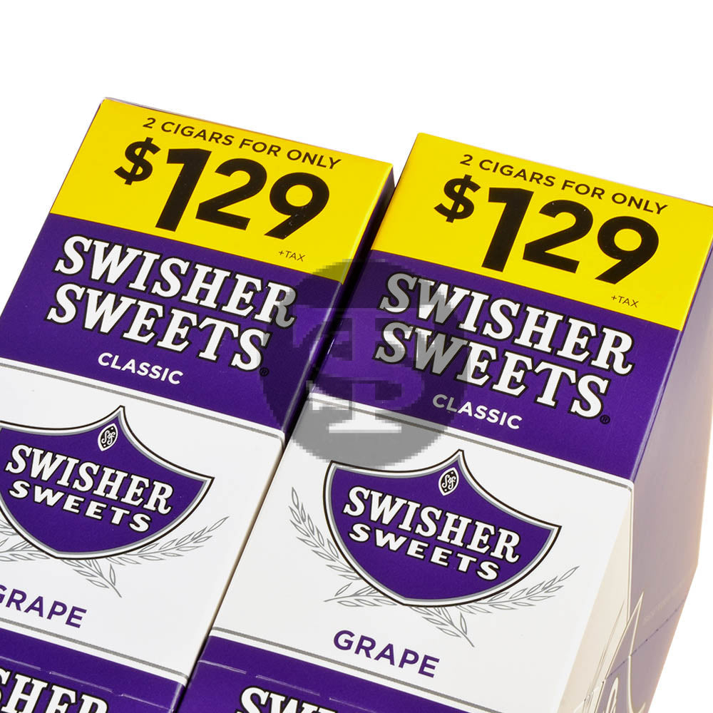 Swisher Sweets Cigarillos 30 Packs of 2 Cigars Grape $1.29