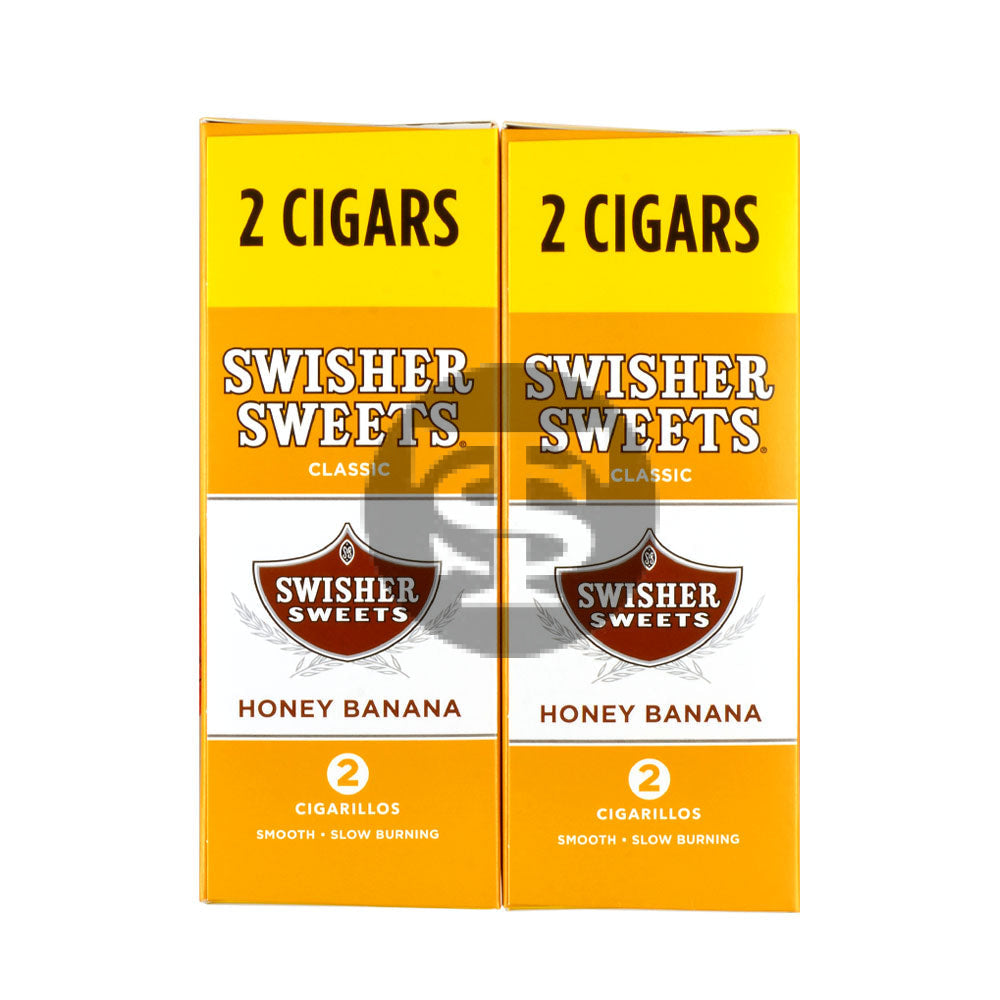 Swisher Sweets Cigarillos 30 Packs of 2 Cigars Honey Banana