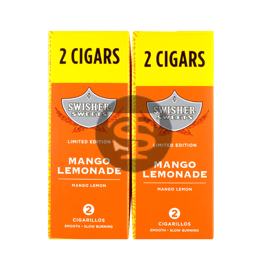 Swisher Sweets Cigarillos 30 Packs of 2 Cigars Mango Lemonade