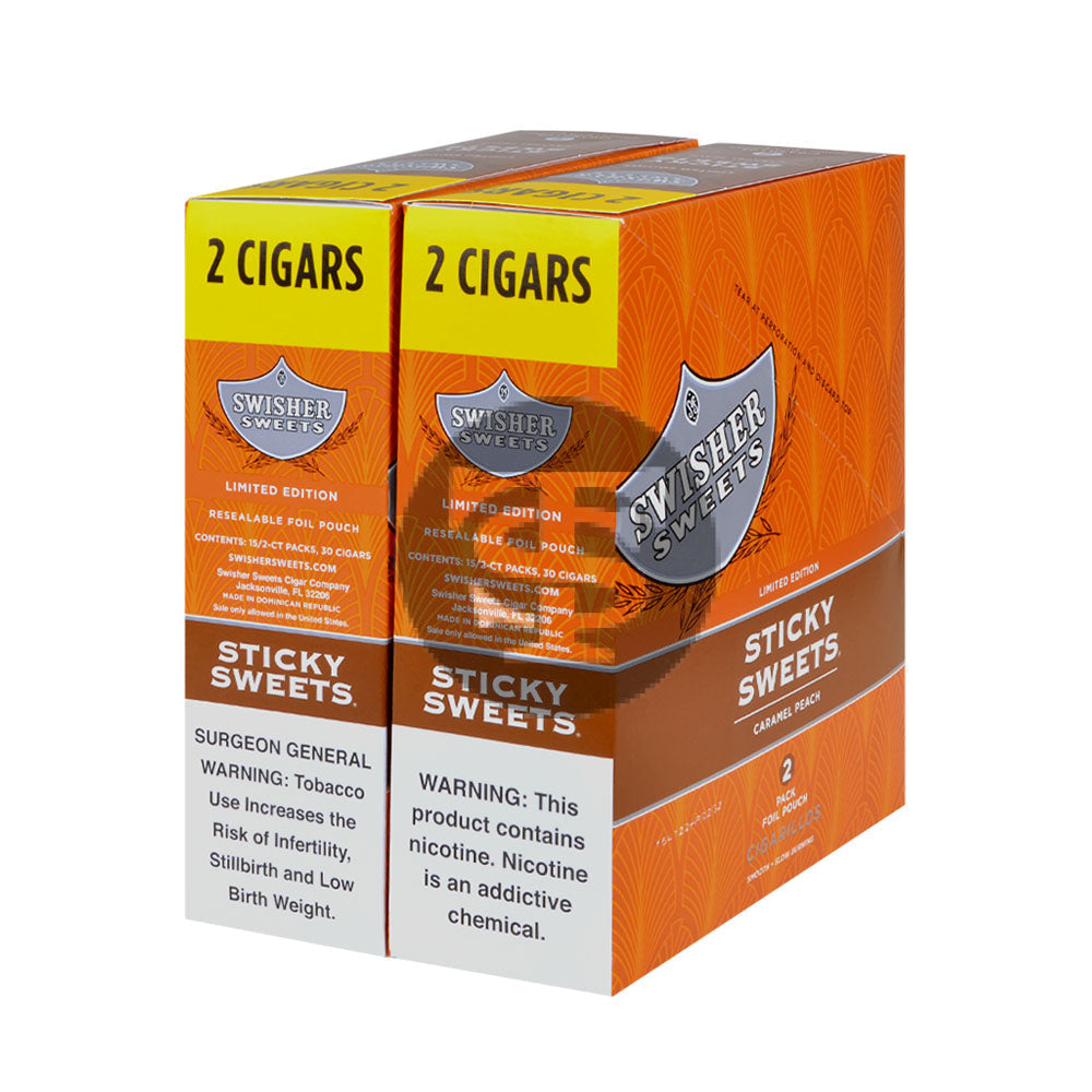 Swisher Sweets Cigarillos 30 Packs of 2 Cigars Sticky Sweets