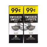 Swisher Sweets Cigarillos 99 Cent Pre Priced 30 Packs of 2 Cigars Black