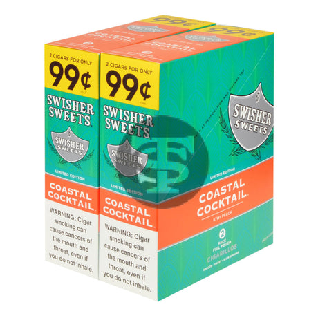 Swisher Sweets Cigarillos 99 Cent Pre Priced 30 Packs of 2 Cigars Coastal Cocktail 1