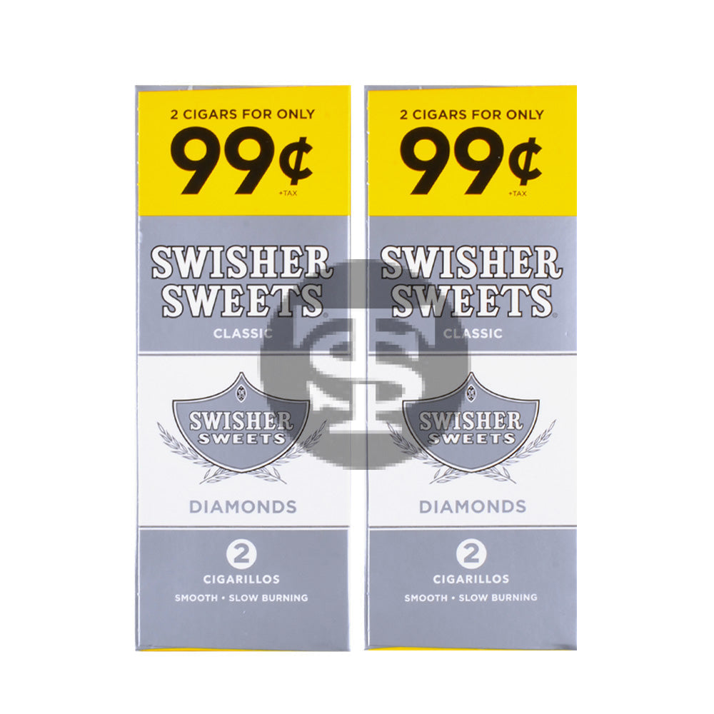Swisher Sweets Cigarillos 99 Cent Pre Priced 30 Packs of 2 Cigars Diamond 3